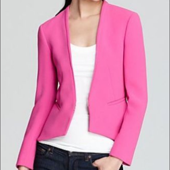 DVF Bright Pink Jacket Sz 4 - Picture 5 of 5
